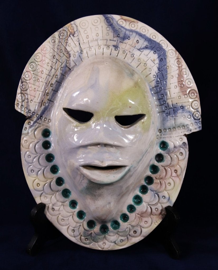 Stenen Masker ( gesigneerd ), Antiek en Kunst, Ophalen of Verzenden