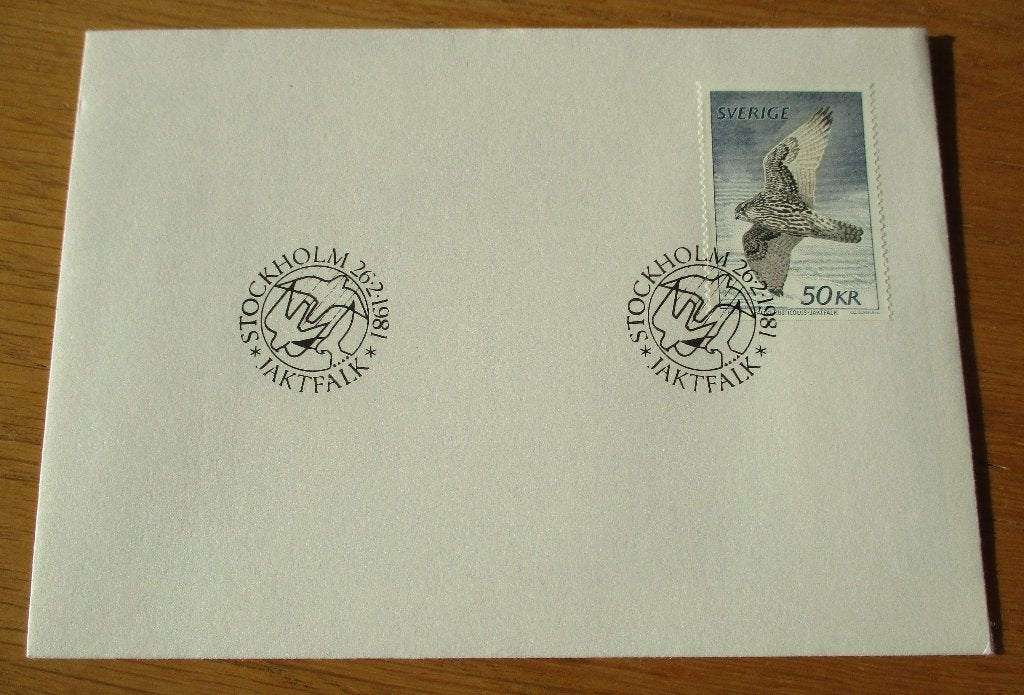 Zweden, FDC Giervalk, 1981, Verzenden, Zweden, Gestempeld