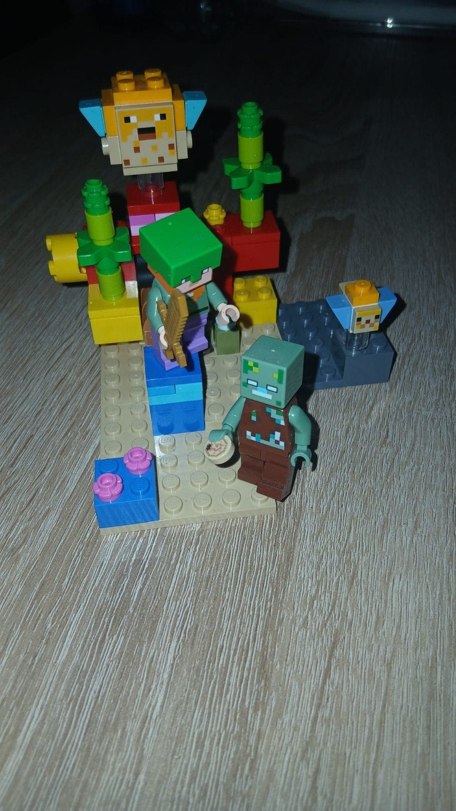 Lego Minecraft 21164 Het Koraalrif, compleet met boekje, Ophalen, Gebruikt, Minecraft, Lego