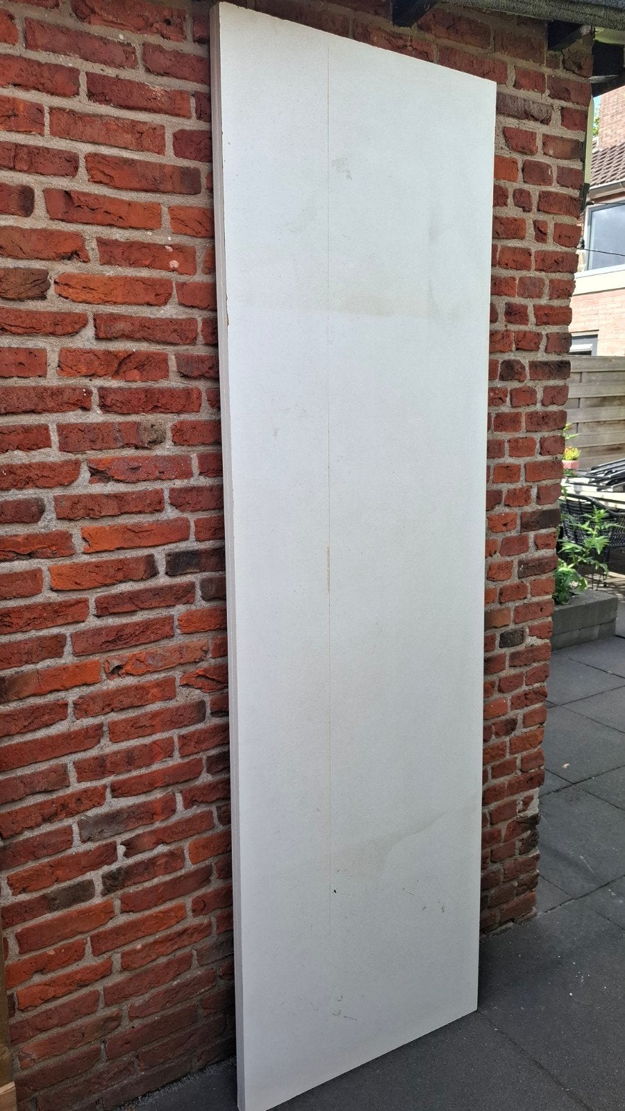 Gratis grote mdf plaat, Ophalen, Binnendeur, 200 tot 215 cm