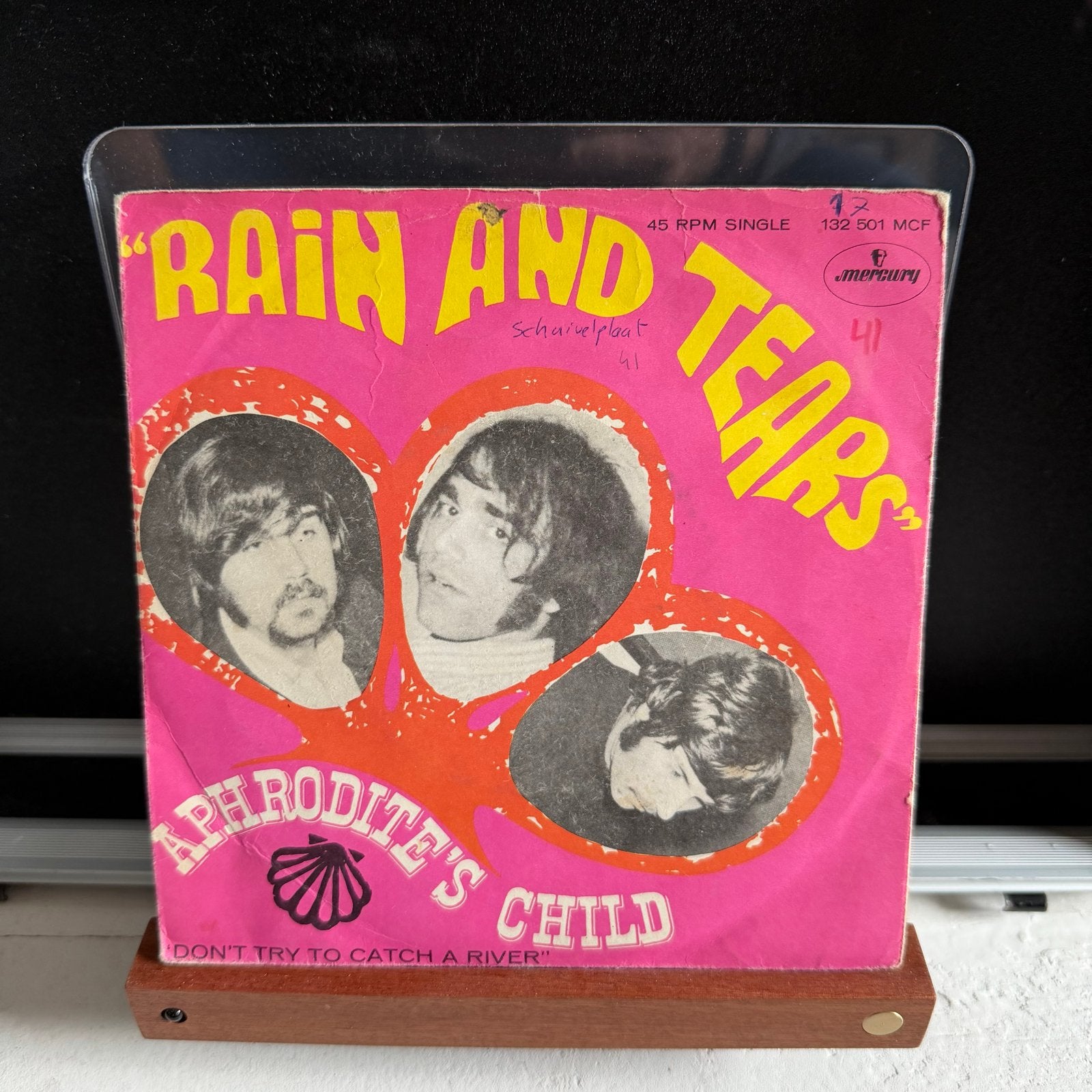 Aphrodite's Child - Rain And Tears (45 RPM Single), Gebruikt, 7 inch, Ophalen of Verzenden, Pop