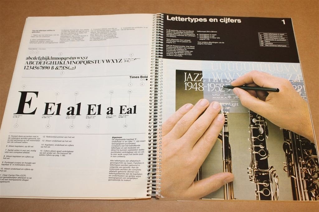 Letraset Handboek — Typografie en Vormgeving 1983, Ophalen of Verzenden, Gelezen, Fotografen