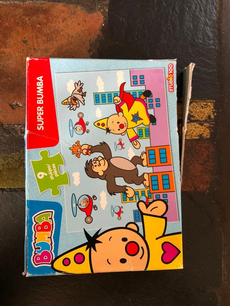 bumba puzzel van 9 stukjes, Ophalen, Minder dan 500 stukjes, Gebruikt