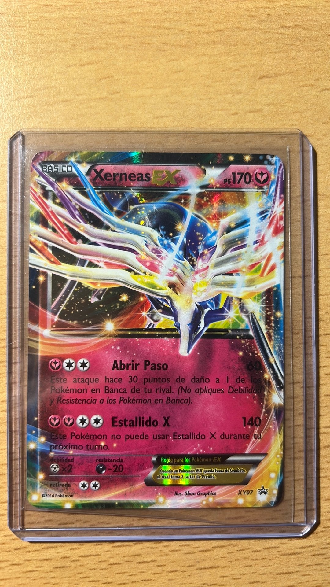 Xerneas EX XY07 Black Star Promo, Ophalen of Verzenden, Zo goed als nieuw