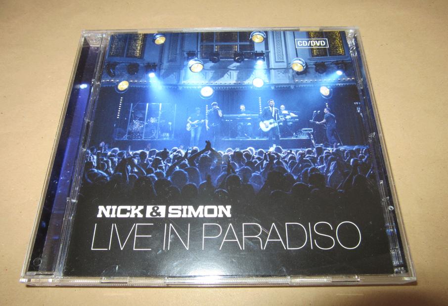 Nick & Simon cd Live in Paradiso, Cd's en Dvd's, Verzenden, Zo goed als nieuw