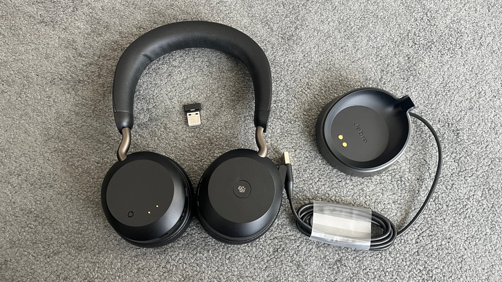 Jabra Evolve2 75 Draadloze Hoofdtelefoon met Oplaadstation