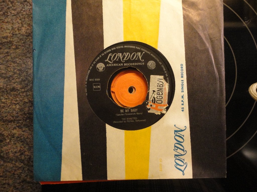 The Ronettes - Be my baby NL 1963, Gebruikt, Originele persing, 7 inch, Ophalen of Verzenden