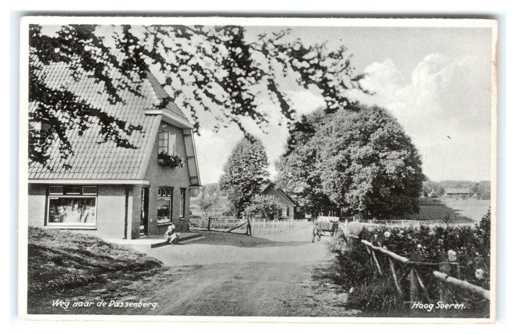 Hoog Soeren, Weg naar de Dassenberg, Verzenden, 1920 tot 1940, Gelopen, Gelderland