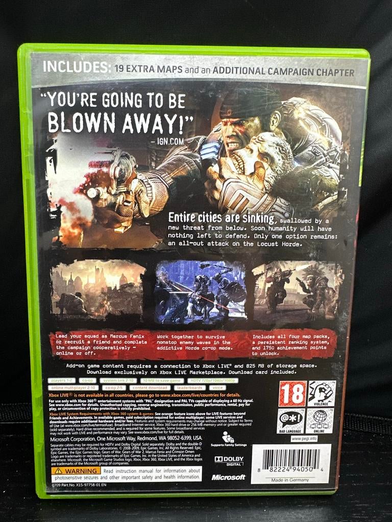Gears of War 2 - Game of the Year Edition Xbox 360, Vanaf 18 jaar, Shooter, C, Ophalen of Verzenden