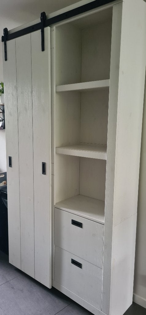 Buffetkast, Huis en Inrichting, Kasten | Buffetkasten, Ophalen, 200 cm of meer, Zo goed als nieuw, 25 tot 50 cm