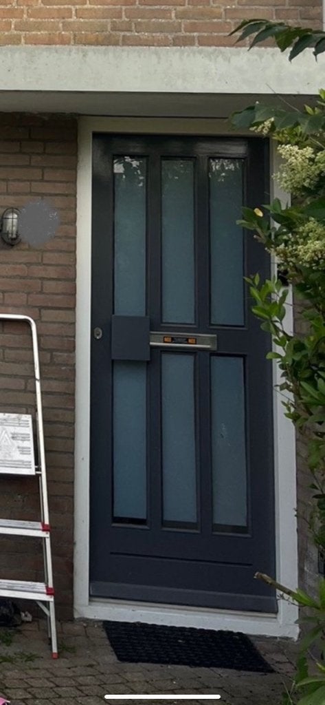 GRATIS houten voordeur, Ophalen, Gebruikt, 80 tot 100 cm, Buitendeur