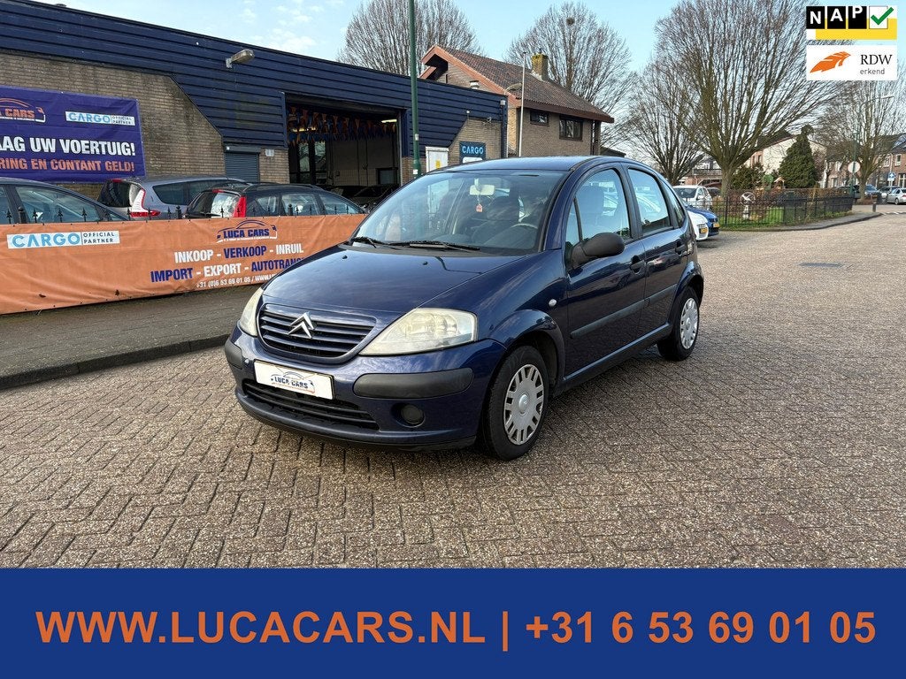 Citroen C3 1.4i Différence AIRCO + TREKHAAK!, Voorwielaandrijving, Blauw, Bedrijf, Handgeschakeld