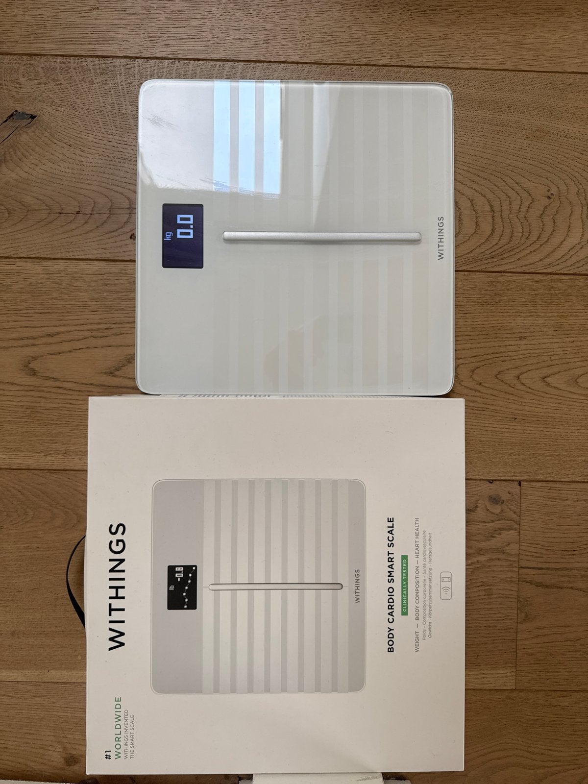 Withings Body Cardio Smart Scale - Personenweegschaal, 100 kg of meer, Ophalen of Verzenden, Personenweegschaal, Fijner dan 1 gram