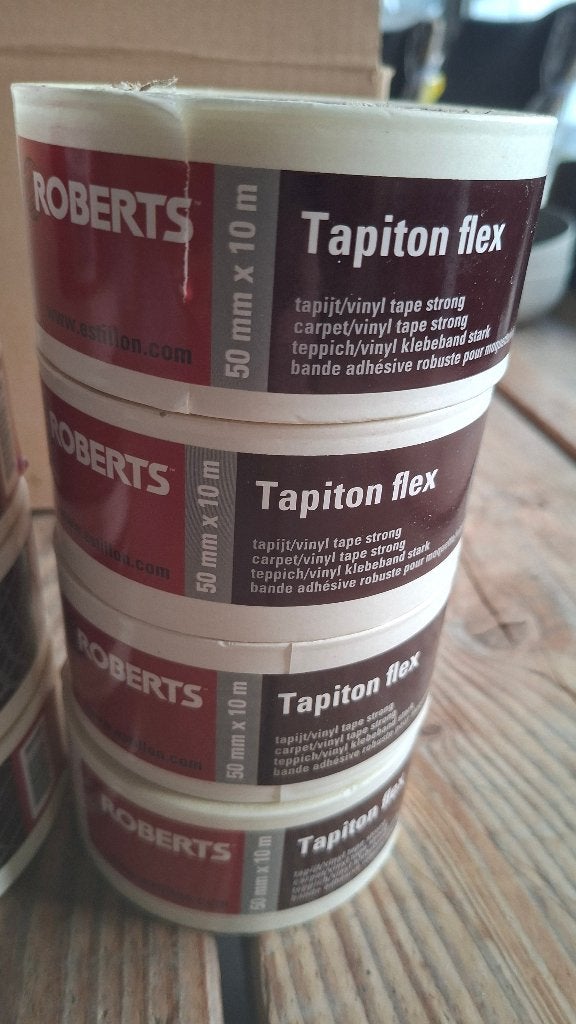 Partij Roberts Tapiton Flex Tape plakband 18 rollen. NIEUW, ., Nieuw, Ophalen of Verzenden, .
