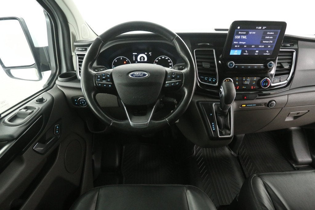 Ford Transit Custom 2.0 TDCI L1H1 Sport 185PK | Automaat | A, Auto's, Bestelauto's, 15 km/l, Euro 6, 1850 kg, Wit