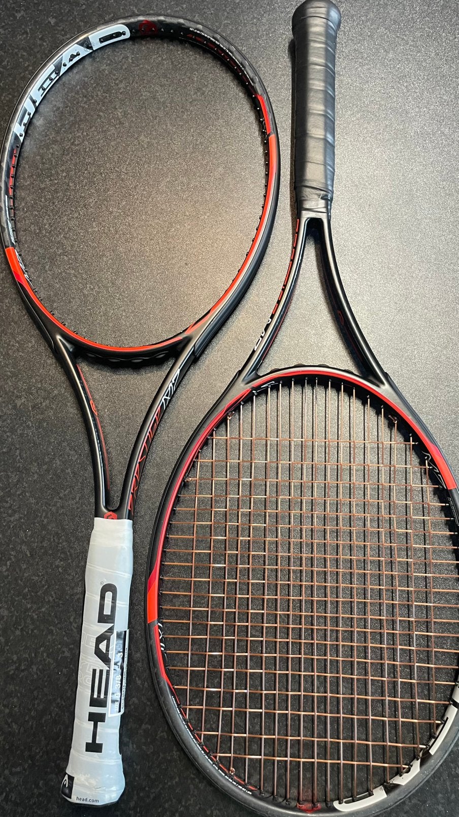 2x Head grapheneXT Prestige MP ( grip 3) nieuw en gebruikt, Prestige, Mp, Head, Ophalen of Verzenden