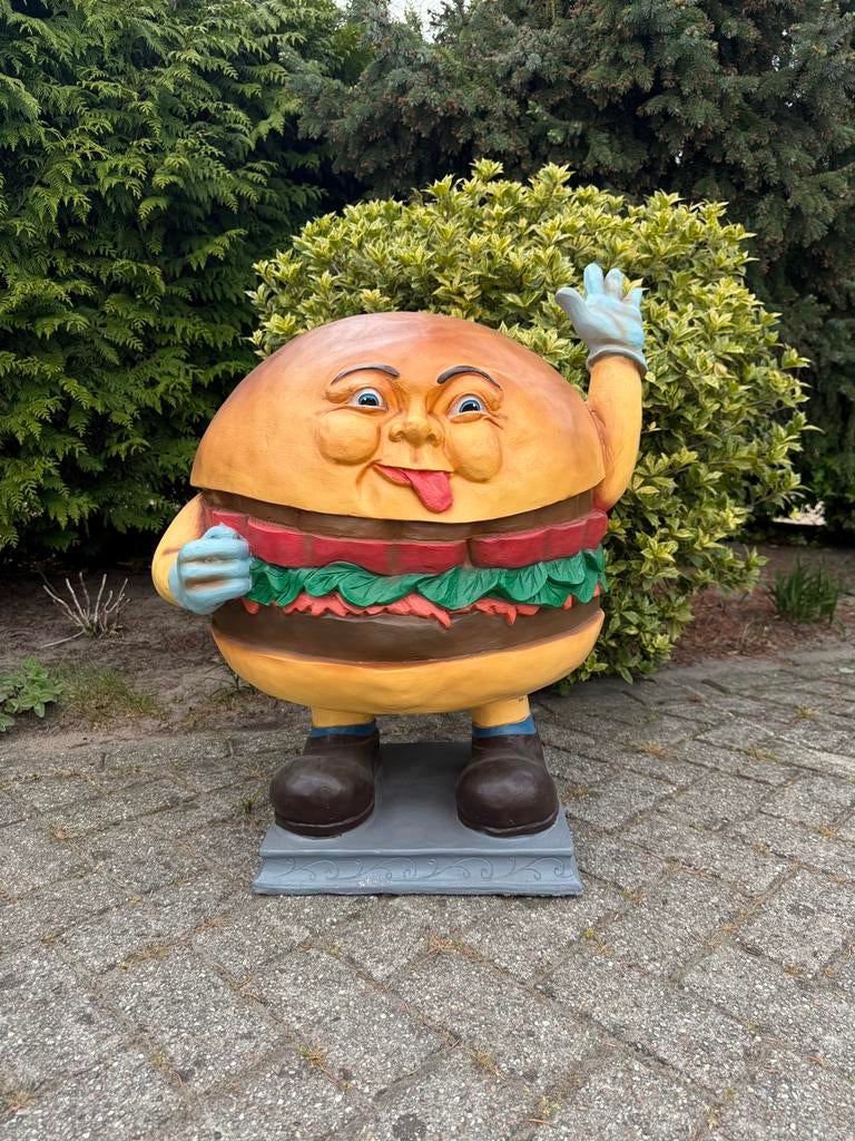 Groot hamburger beeld xxl broodje hamburger, Ophalen, Gebruiksvoorwerp, -, -