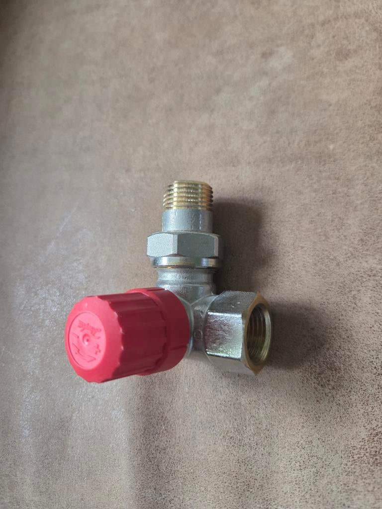 Danfoss Dubbels Haaks Links Thermostaatkraan, Minder dan 30 cm, Radiator, Nieuw, Minder dan 60 cm