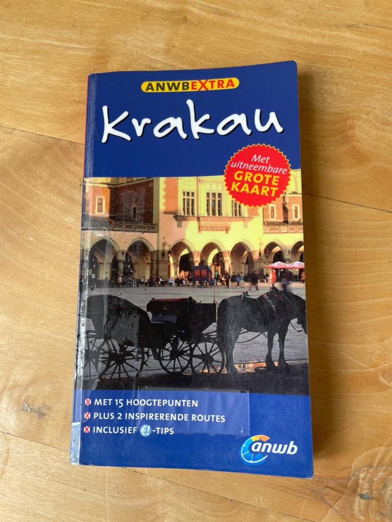 ANWB Extra Krakau Reisgids met Grote Kaart en Tips, Budget, Europa, Ophalen of Verzenden, Zo goed als nieuw