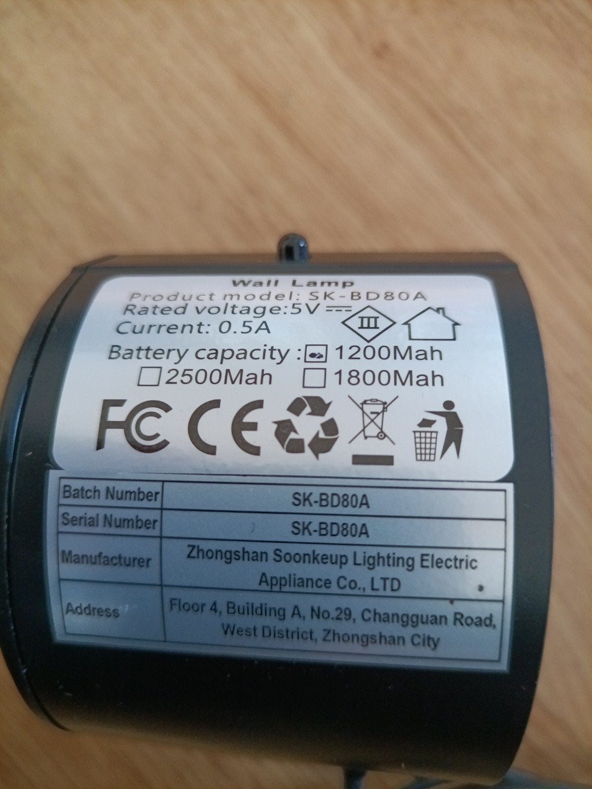 Draadloze LED Wandlamp met USB-C Oplader, Ophalen of Verzenden
