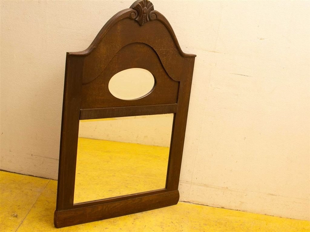 Houten wandspiegel 36409, Huis en Inrichting, Minder dan 50 cm, Gebruikt, Ophalen of Verzenden, Minder dan 100 cm