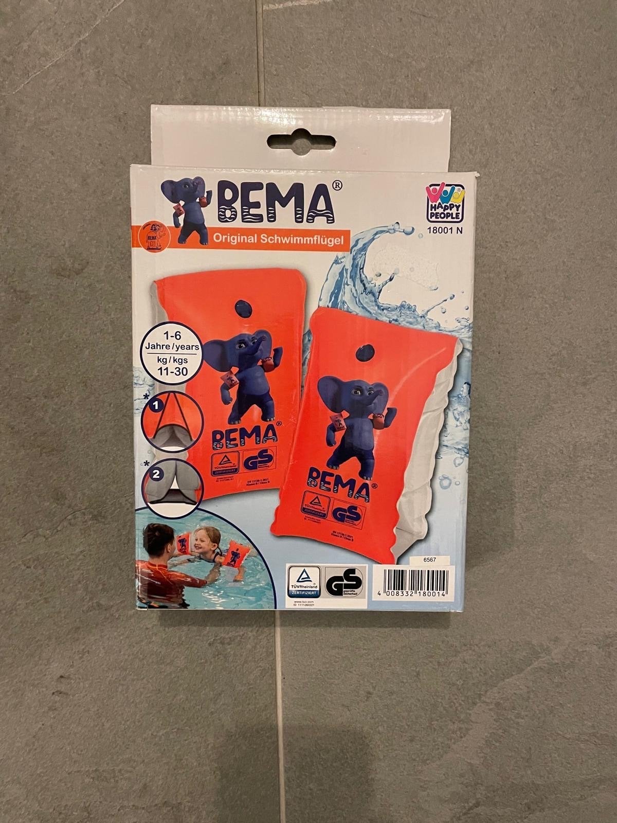 BEMA Zwembandjes - Originele Happy People Zwemvleugels, Ophalen of Verzenden, Nieuw