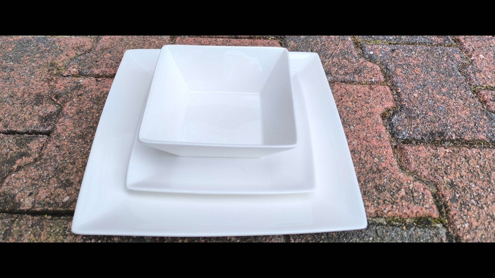 Yong Servies: Vierkante Borden en Kommen - Nieuw, Ophalen, Overige merken, Nieuw, Bord(en)