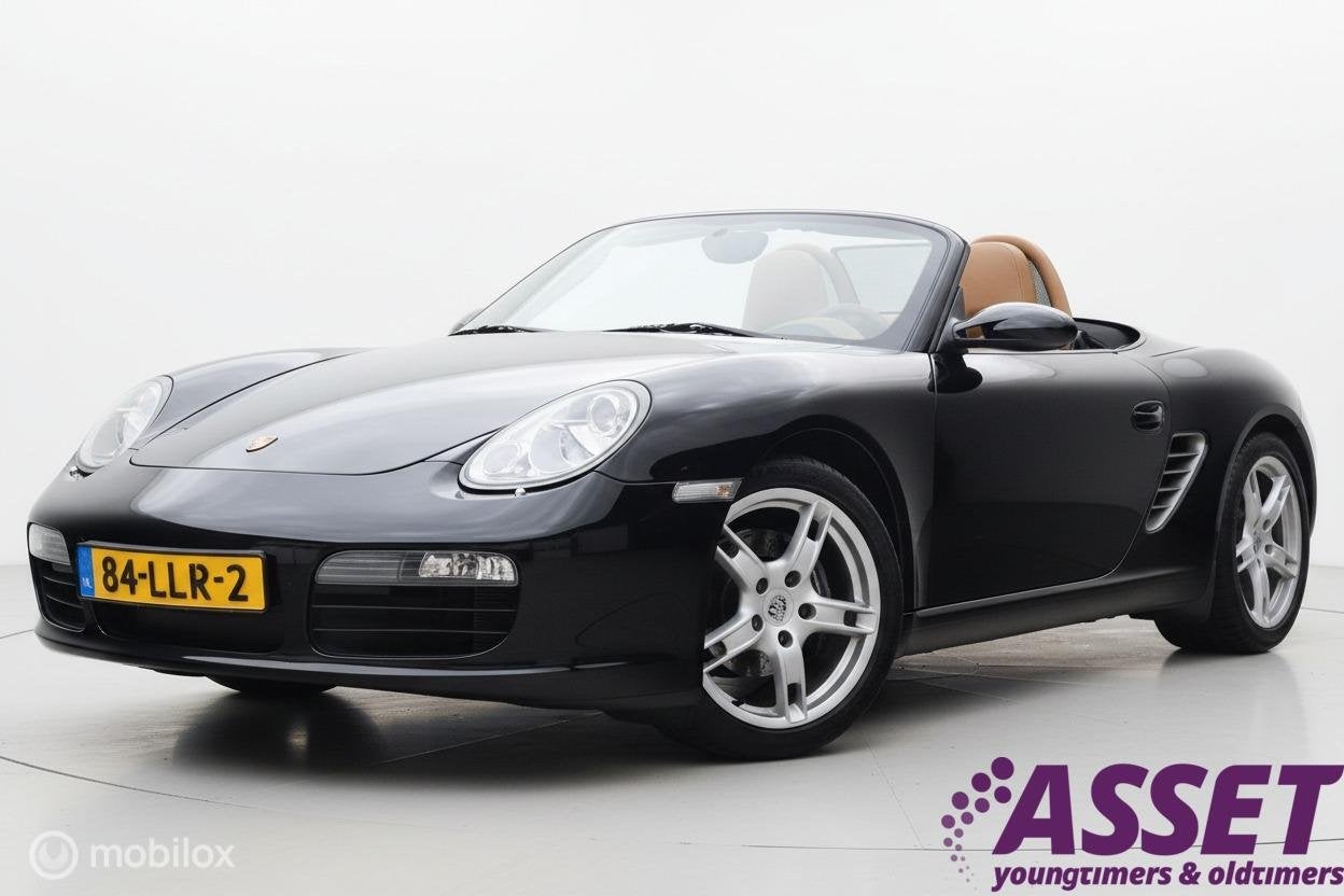 Porsche Boxster 2.7 240pk| 73dkm | handbak | stoelverwarming, Auto's, Porsche, Achterwielaandrijving, Gebruikt, Beige, Zwart