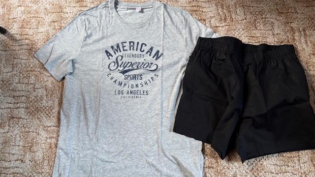 Korte pyjama, zomer pyjama heren maat M nieuw in verpakking, Ophalen of Verzenden, Nieuw, Maat 52/54 (L)