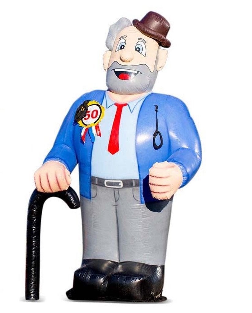 Abraham pop 4m te huur, Hobby en Vrije tijd, Feestartikelen | Verhuur, Ophalen, Zo goed als nieuw, Abraham of Sarah
