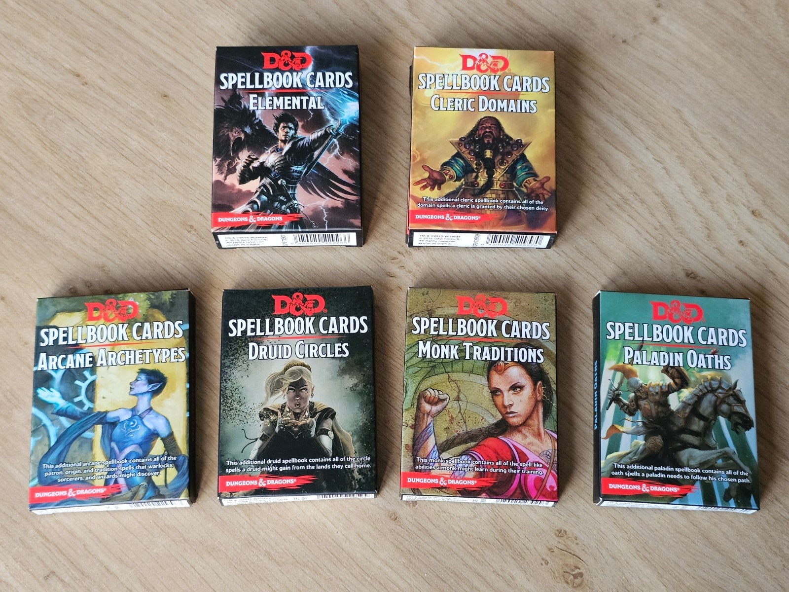 D&D 5e Spellbook Cards - 6 sets - 5 sealed, Ophalen of Verzenden, Zo goed als nieuw