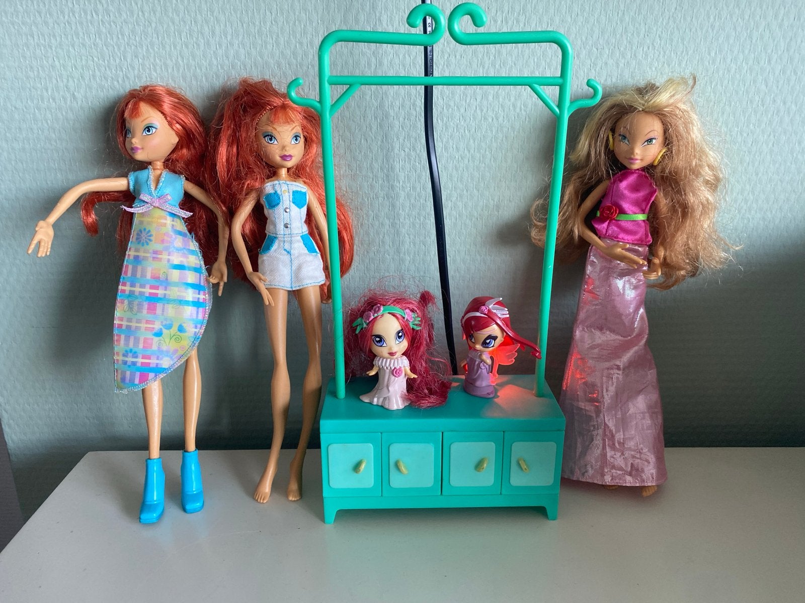 Set Winx poppen met accessoires - Geen losse verkoop, Ophalen of Verzenden, Gebruikt, Overige typen