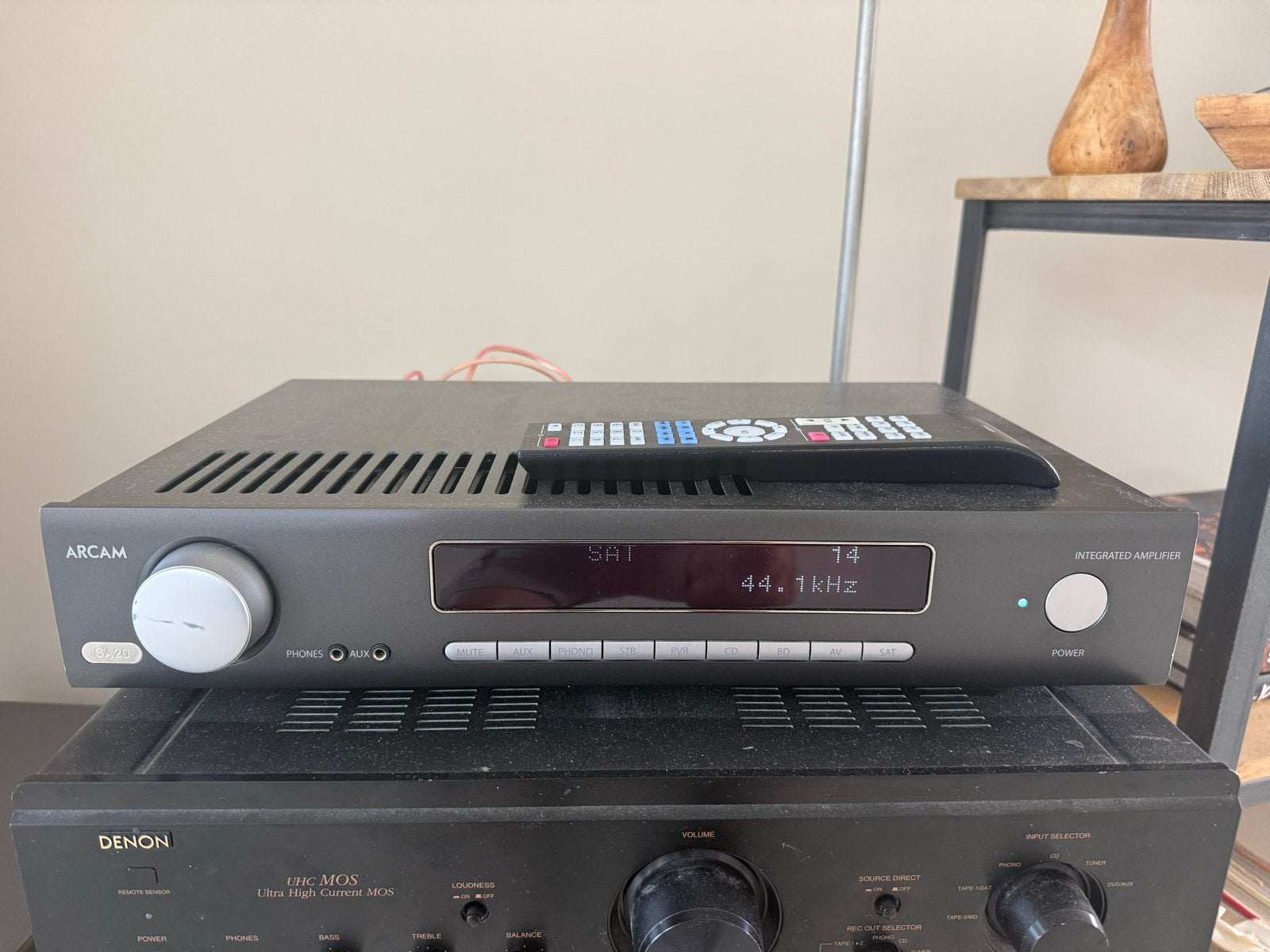 Arcam SA20 Versterker met Afstandsbediening, Overige merken, Ophalen of Verzenden, Zo goed als nieuw, 120 watt of meer