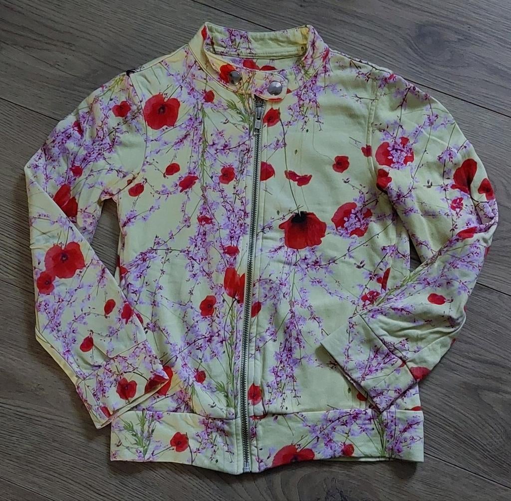 Wild zomerjas bloemen klaprozen maat 122, Meisje, Ophalen of Verzenden, Zo goed als nieuw, Wild