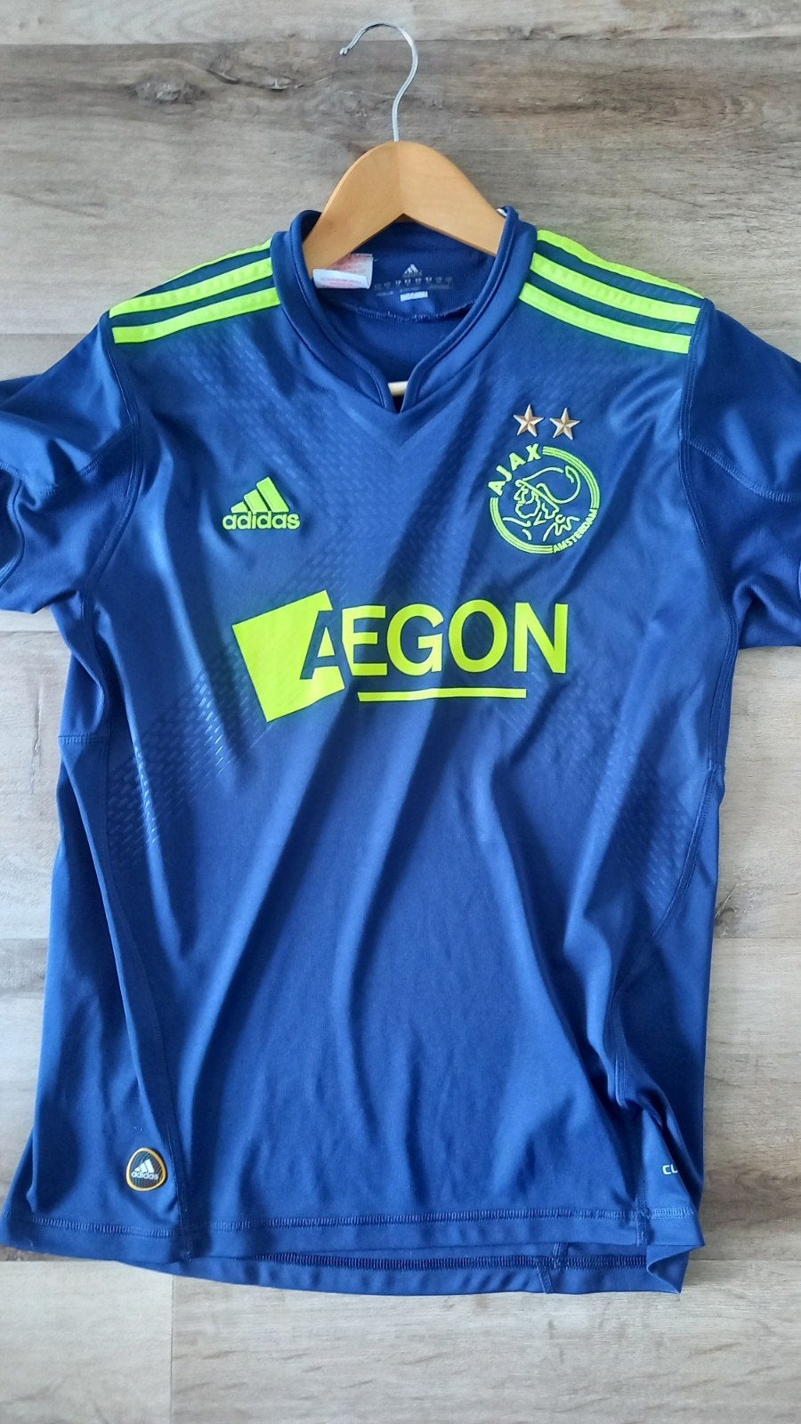 Ajax Thuisshirt 2010/2011 - Adidas ClimaCool, Blauw, Overige maten, Ophalen of Verzenden, Zo goed als nieuw