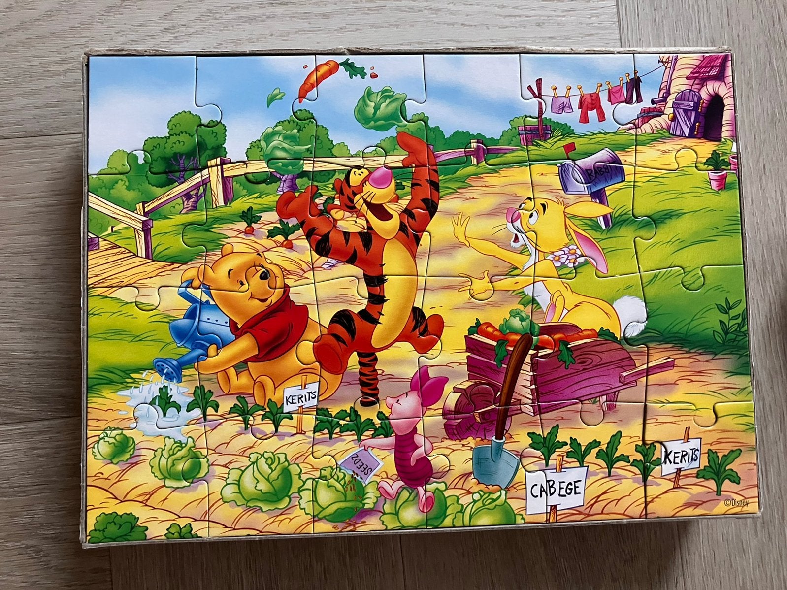 Winnie de Poeh puzzel, Ophalen of Verzenden, 10 tot 50 stukjes, Zo goed als nieuw, 2 tot 4 jaar