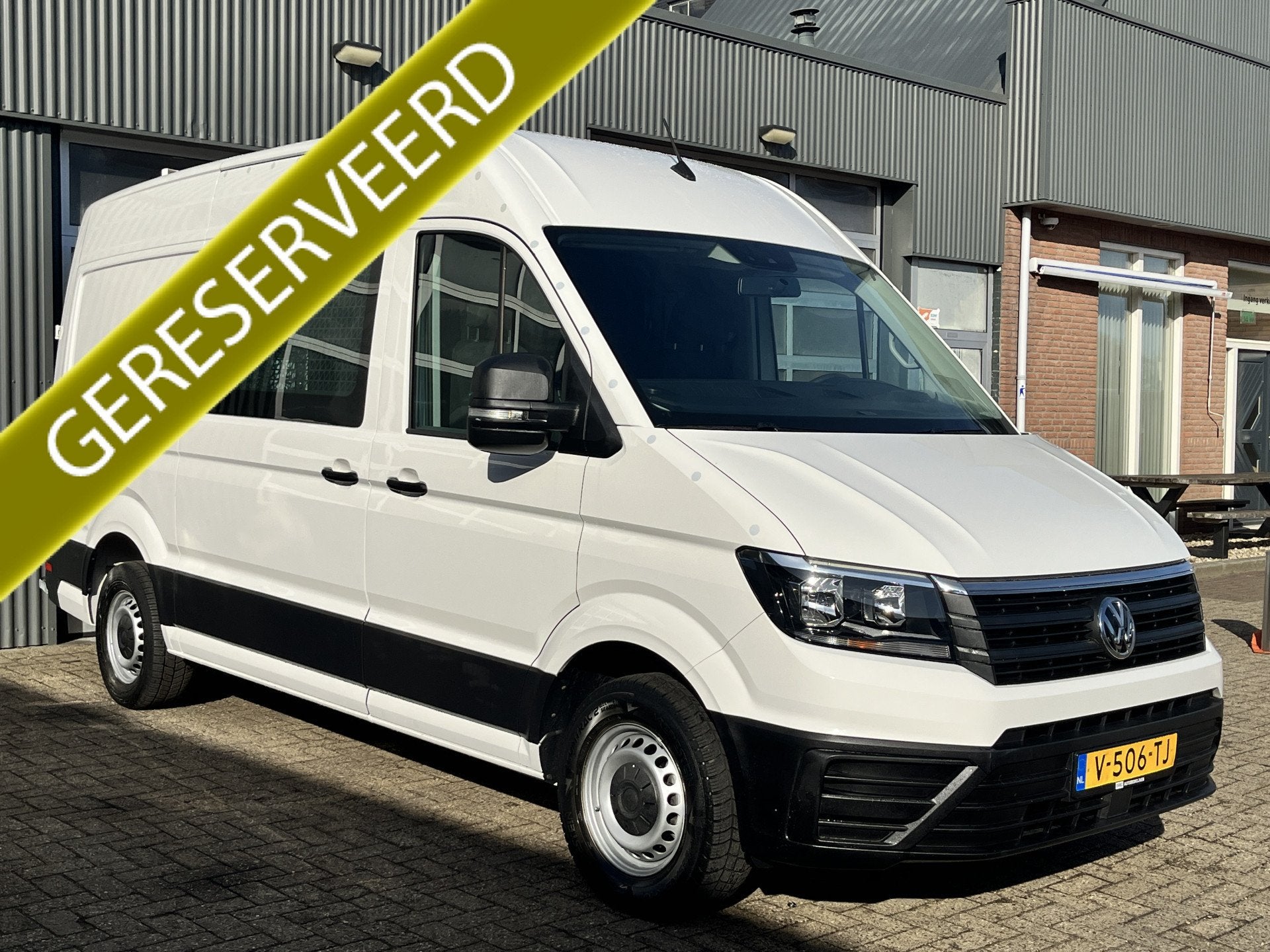 Volkswagen Crafter 35 2.0 TDI L3H3 Werkplaats inrichting Act, Auto's, Stof, Gebruikt, 4 cilinders, Volkswagen