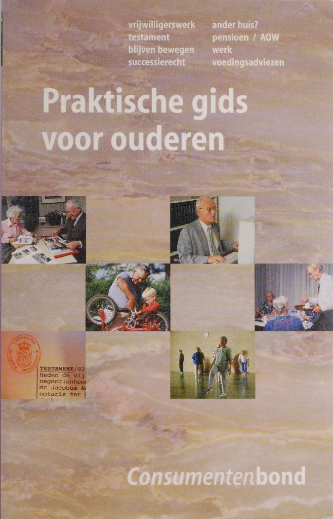 Praktische gids voor ouderen - Consumentenbond 1996, Boeken, José Mast en Eva de Jong, Verzenden, Overige typen, Zo goed als nieuw