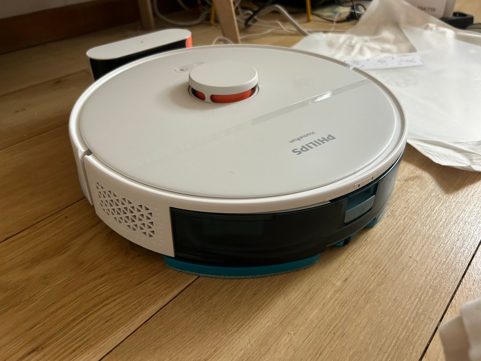 Philips HomeRun Robotstofzuiger met Dweilfunctie, Ophalen, Philips, Zo goed als nieuw, Robotstofzuiger