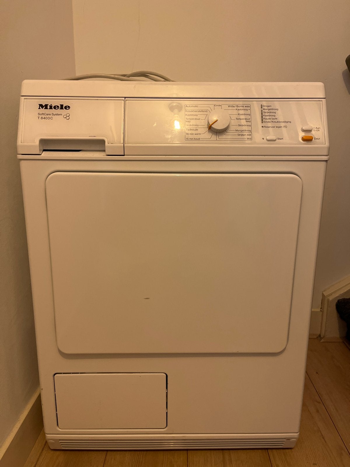 Miele T8403C SoftCare System - Defect voor onderdelen, Ophalen, Niet werkend, Voorlader, Condens
