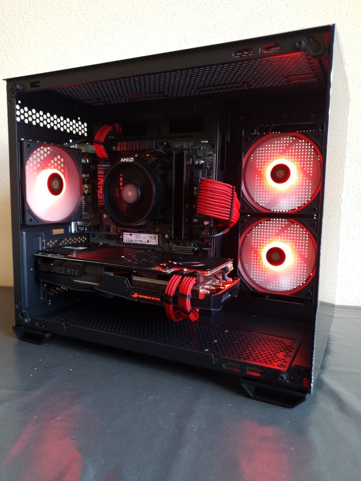 RTX 2060 | Ryzen 5 2600X Budget Gaming PC, Virtual Reality, Zo goed als nieuw, SSD, Zelf Gebouwde Gaming PC
