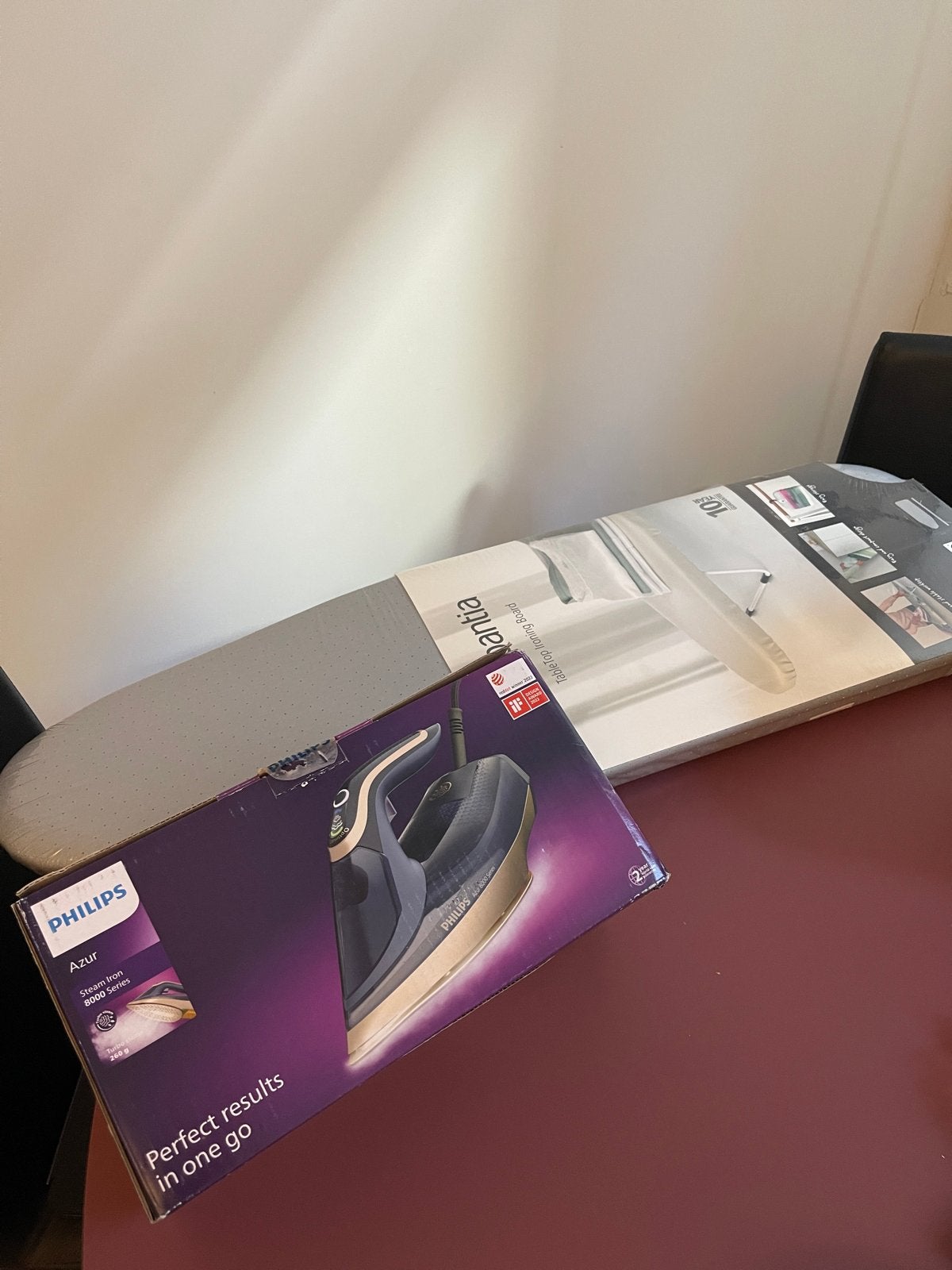 Philips Azur Stoomstrijkijzer 8000 Series + Strijkplank, Witgoed en Apparatuur, Strijkijzers en Strijkplanken, Ophalen of Verzenden