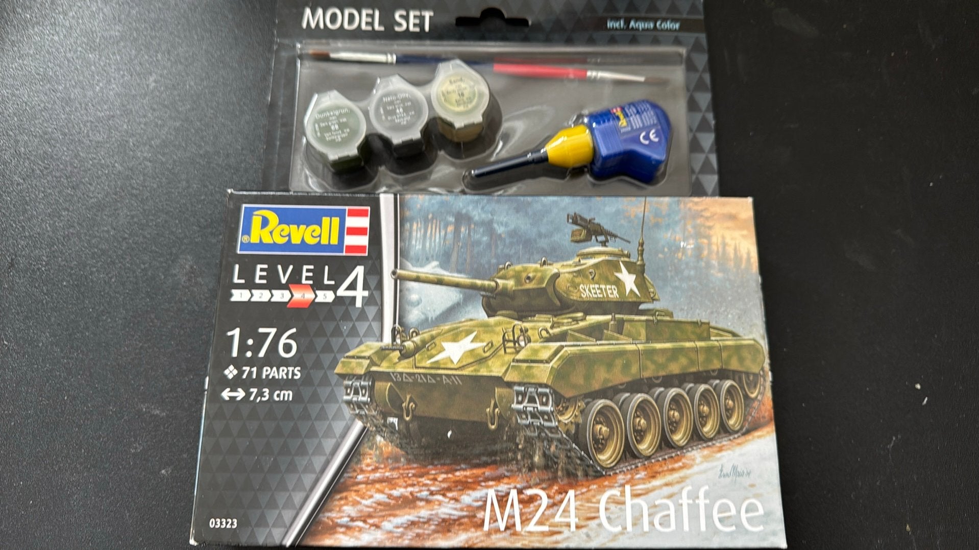 Revell M24 Chaffee Tank Modelbouwset - Nieuw in doos, Revell, Nieuw, Ophalen of Verzenden, Tank