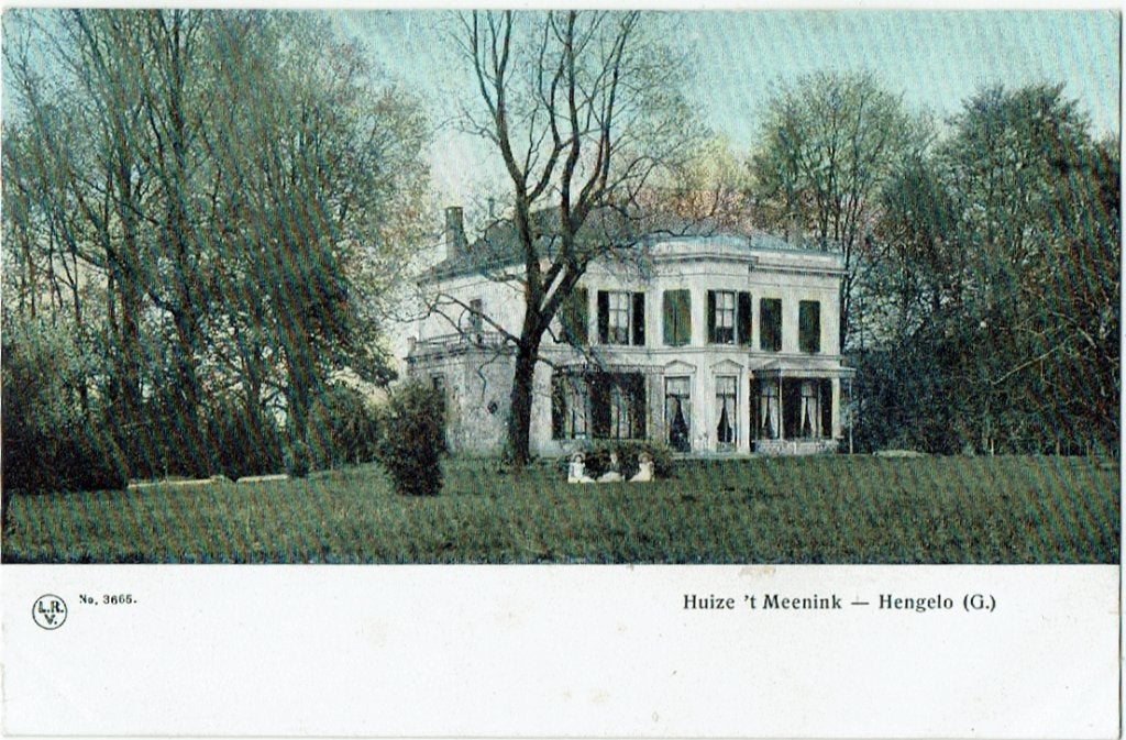 Hengelo (Gld) Huize 't Meenink, Ophalen of Verzenden, Voor 1920, Gelopen, Gelderland
