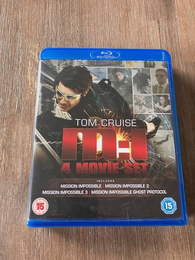 Blu-ray - Mission: Impossible box, eerste 4 films, Boxset, Vanaf 9 jaar, Actie, Ophalen of Verzenden
