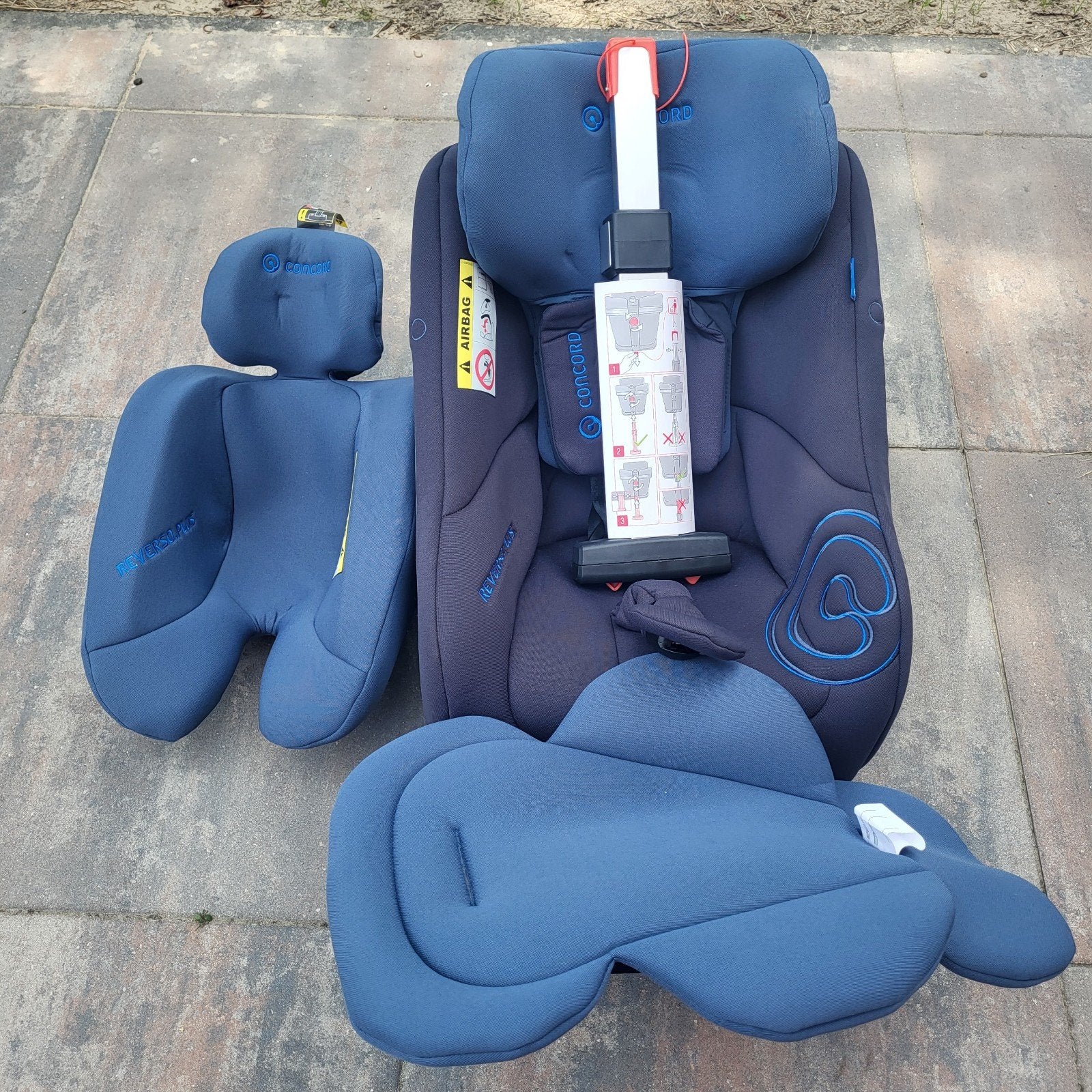 Concord Reverso Plus autostoel - Zo goed als nieuw, Kinderen en Baby's, Autostoeltjes, Verstelbare rugleuning, 0 t/m 18 kg, Zo goed als nieuw