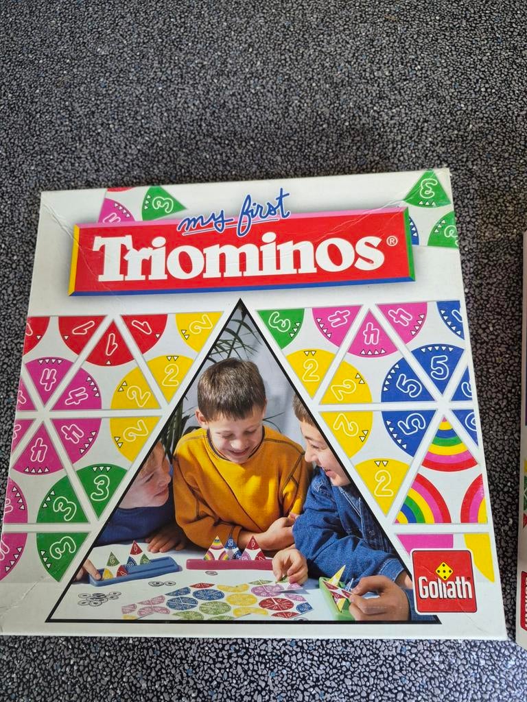 My First Triominos, Drie of vier spelers, Ophalen of Verzenden, Zo goed als nieuw, Goliath