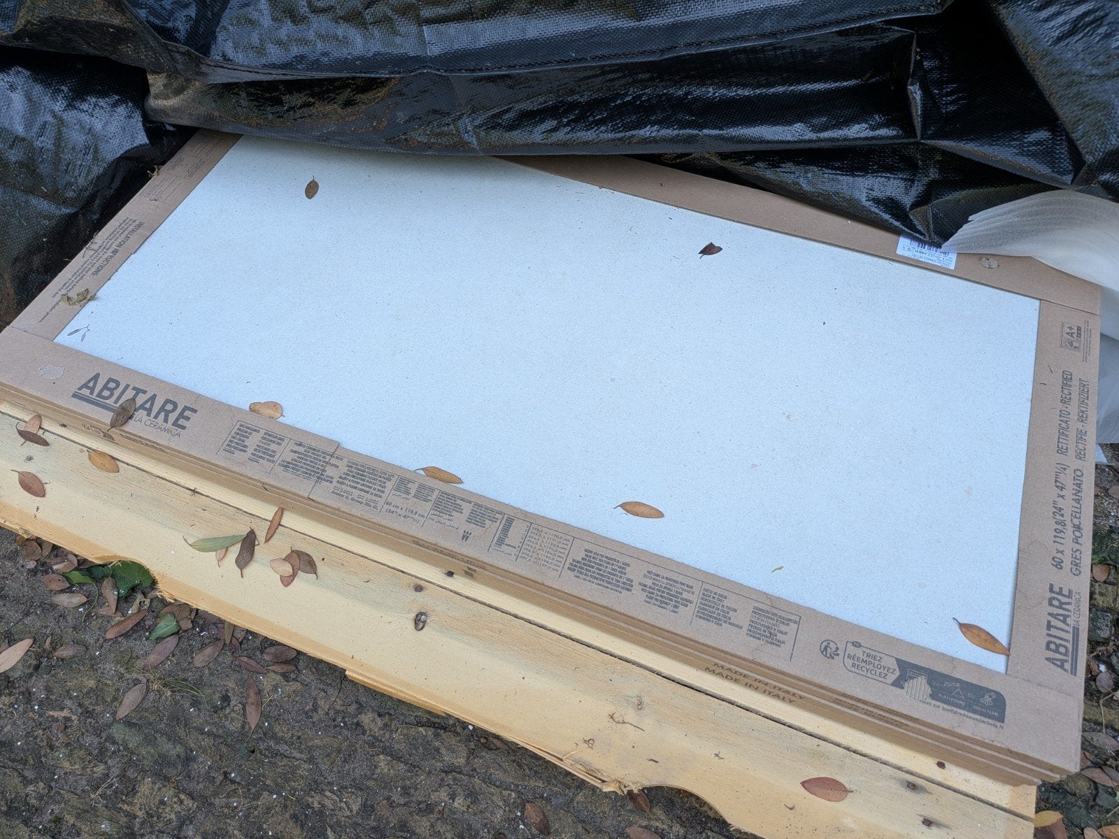 Nieuwe JOS horizon tegels Bianco 60x119cm vier pakken, Ophalen, 60 cm of meer, Nieuw, Minder dan 5 m²