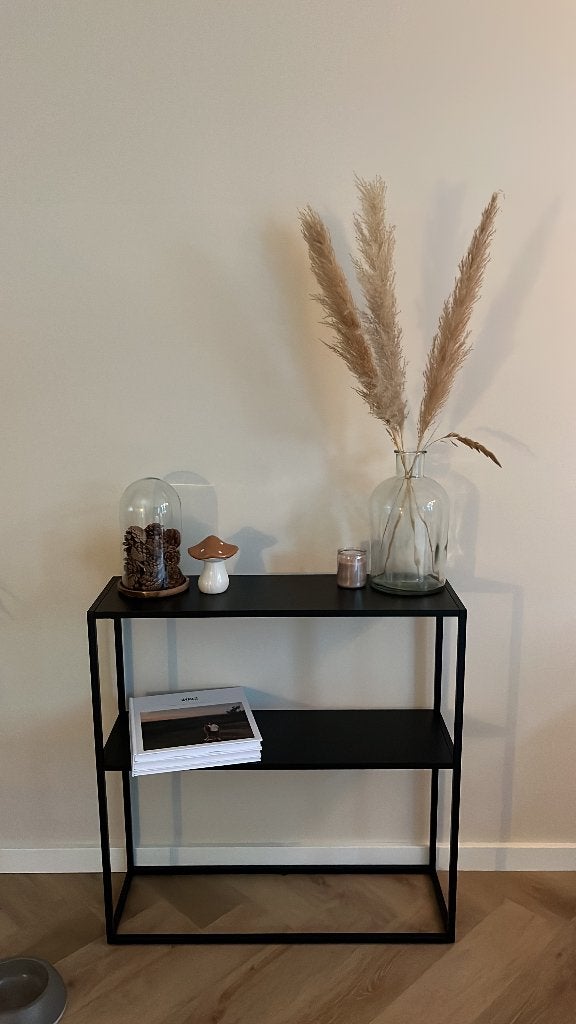 Jysk sidetable zwart, Huis en Inrichting, Ophalen, 50 tot 100 cm, Nieuw, 25 tot 50 cm