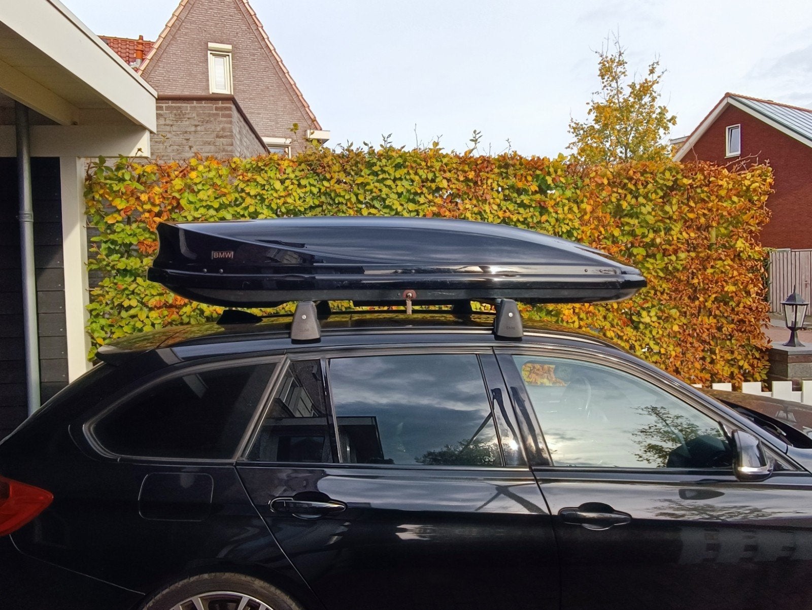 Originele BMW Dakkoffer met F30/F31 dakdragers., Ophalen, Zo goed als nieuw